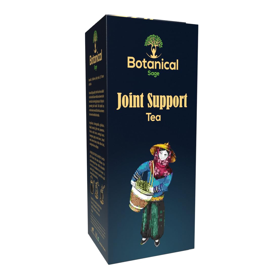 Botanicsal Sage- Joint Support Tea 30 Pyramid Teabags | 30 Days Pack | With Goodness of Hadjod, Gokshura, Ashwagandha,Punarnava,Turmeric, White willow bark etc | Relieves Joint Pain | Selected (B0CLDCC932) Amazon Price History, Amazon Price Tracker