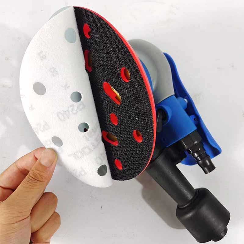 Lijadora de aire Orbital aleatoria de 6 pulgadas y 150mm, amoladora neumática excéntrica de 10000RPM y 5mm for pulido de masilla de pintura automática