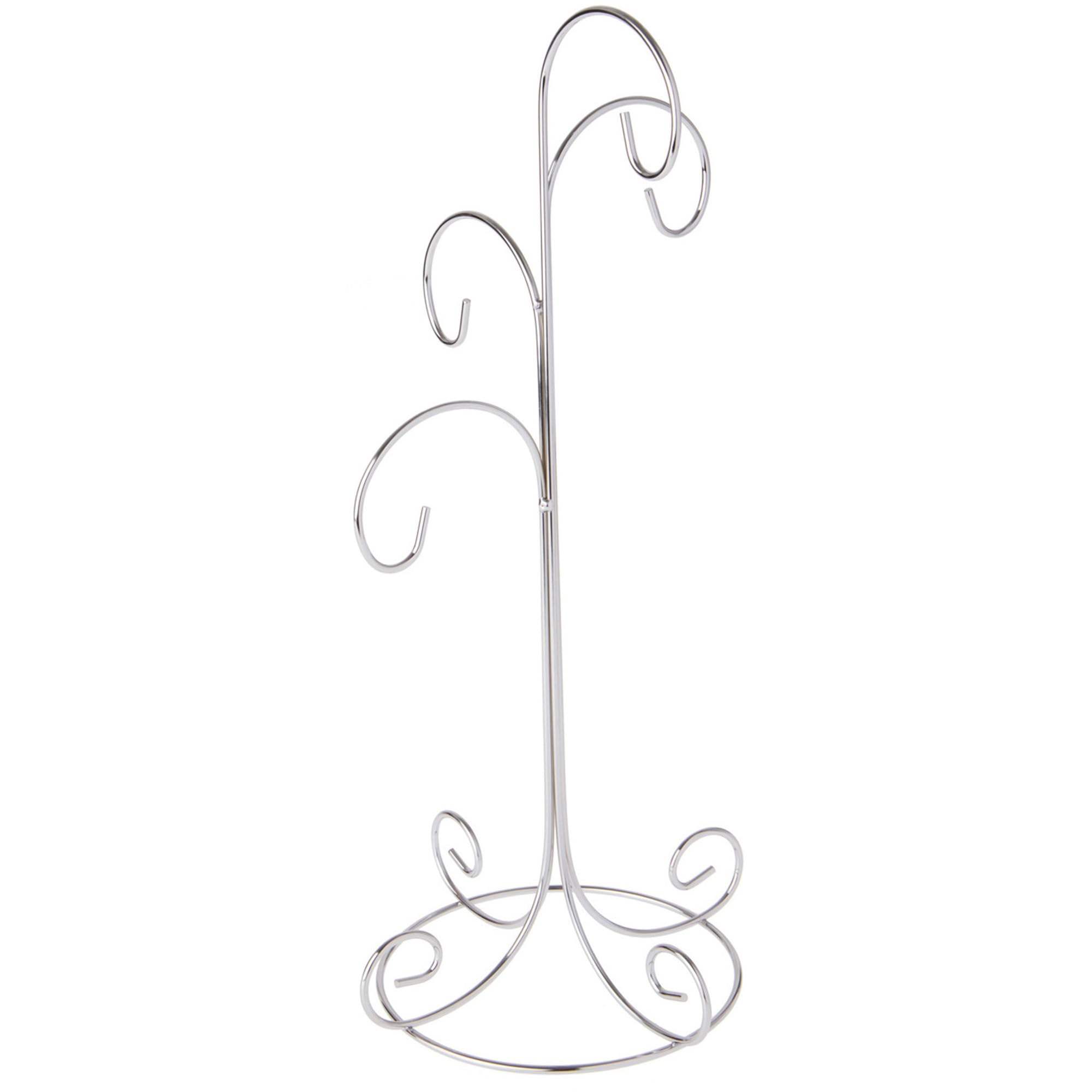 Bard's 4 Tiered Silver Ornament Stand, Tree, 14