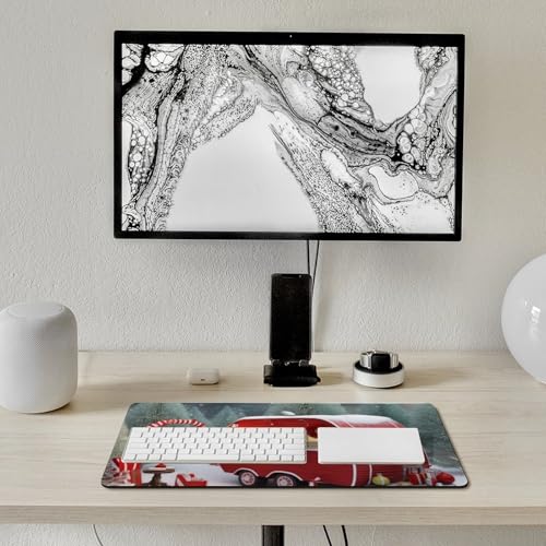 Mouse Pad Gaming Rojo Auto Navidad 60x30 cm Antideslizante miniatura 7