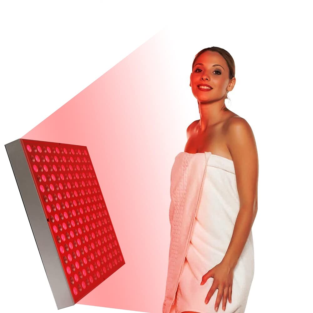Pannello di Terapia della Luce a LED da 45 W,Deep Red 660nm e Near Infrared 850nm,Dispositivo per la Terapia della Luce Rossa,per Il Sollievo dal Dolore Articolare Muscolare del Corpo