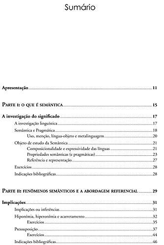 Manual de semântica: noções básicas e exercícios