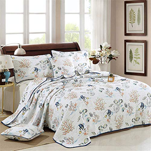 Parure de lit matelassée de qualité supérieure avec couvre-lit en microfibre douce