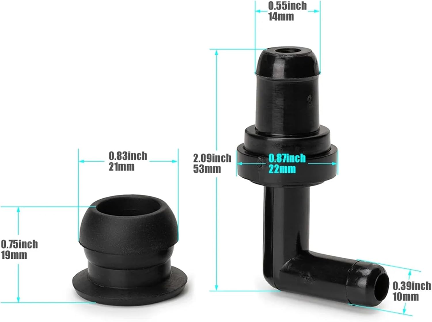 17130-PM6-G01 PCV Valve Crankcase Breather Tube 17130PM6G01 17130-PV3-013 1Pcs