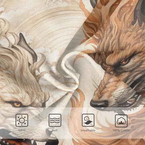 ALAZA Wolf Ocean Wave Boys' Briefs Soft Underwear Available in Sizes 2t-8y3