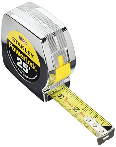 Stanley Consumer�c�[��33 ? 425 Powerlock�e�[�v���W���[�A25-ft. X 1�C���` 25-Foot(4-Pack)
