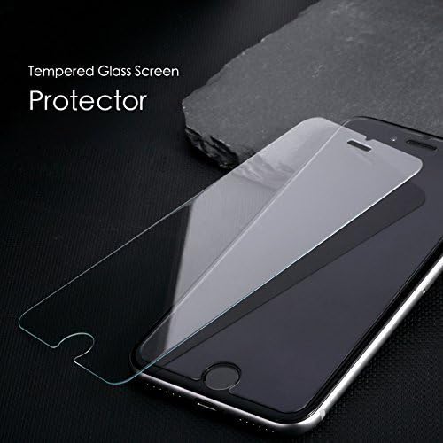 iPhone 7 Case, iPhone 8 Case,MBLAI Glass Screen Protector Holster Belt-Clip Heavy Duty Defense Case [4 Layers] Rugged Rubber Shockproof Protection Case Cover for iPhone 7/ iPhone 8 [4.7 inch],Black