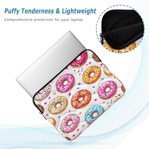Funda para laptop 13-14 pulgadas diseño Donuts impermeable miniatura 5