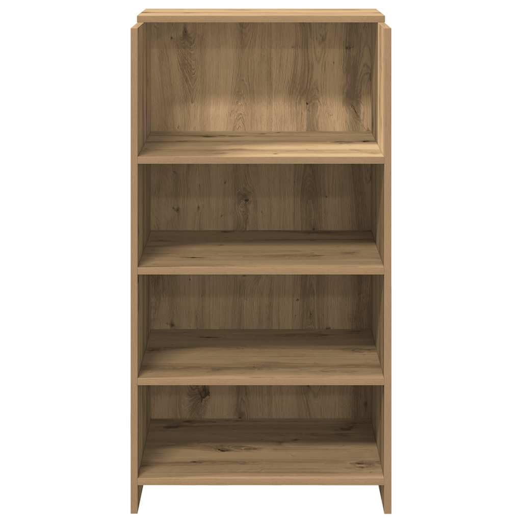 Bancone da ricevimento in rovere Artisan, 55 x 50 x 103,5 cm, con ripiano, spazio e banconi, segretario versatile per ufficio, casa, studio, ergonomico e salvaspazio