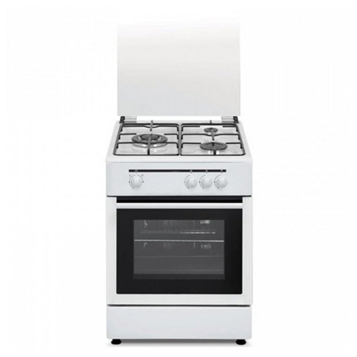 Vitrokitchen COCINAS DE Gas, Blanco, 85x50x50