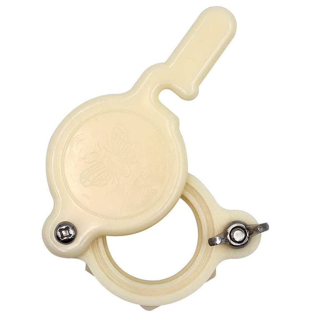 4 Rubinetti Per Miele In ABS Alimentare - Valvole A Saracinesca Per Estrattori E Secchi, Foro 40mm - Foto 2