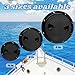 vibedor 8 Inch Durable Boat Hatch, Non Slip Inspection Hatch Detachable Cover Round Marine Hatch for Yacht/Boat Owners(Black)