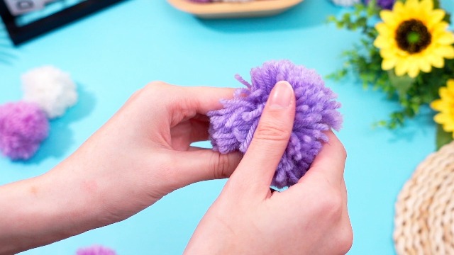 Amazon.com: Threlaco 100 Pcs 3inch Blue Pom Poms for Crafts Large