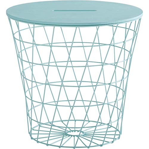 Wrought Iron Coffee Table with Storage Function, Environmentally Frien