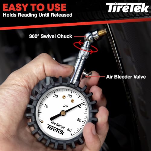 TIRETEK-Tyre-Pressure-Gauge-UK-60-PSI-Car-Tyre-Pressure-Gauge-Tyre-Gauge-Heavy-Duty-Air-Pressure-Gauge-ANSI-Certified-Professional-Tyre-Pressure-Checker-for-Cars-Motorcycles-ATV-SUV