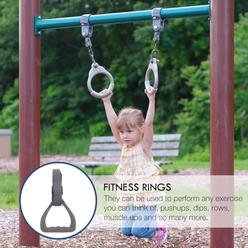 Anillas de Gimnasia Fitness ORFOFE 2 Pzas con Correas Ajustables miniatura 4