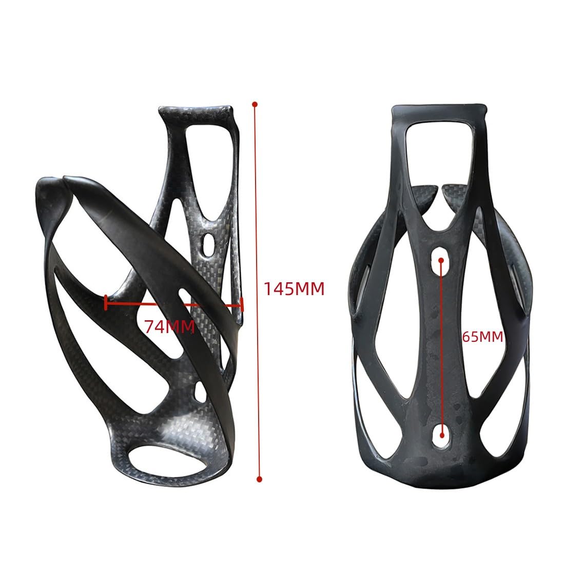 GeträNkehalter Fahrrad Vollcarbon Fahrrad Flaschenhalter MTB Rennrad Flaschenhalter Ultraleichte Fahrradausrüstung Fahrrad Flaschenhalter(Glossy 1pcs)