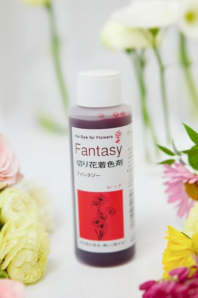 Amazon.co.jp: 切花用着色剤 ファンタジー レッド 100ml : ホーム