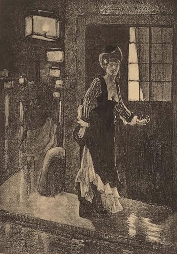 Impression d'art Félicien Rops Le Rydeack tableau sur toile premium pour intérieur chic