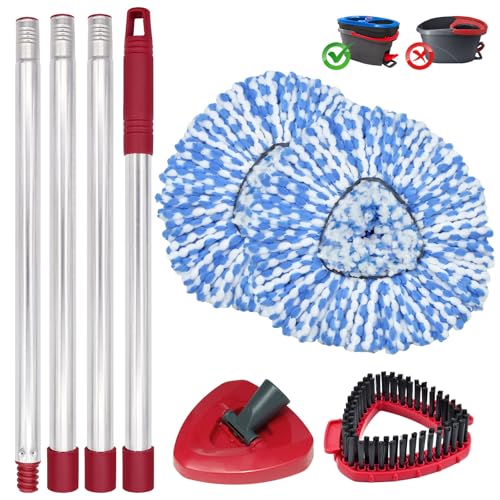 Mop Head Replacement, Base, Mop Handle for Ocedar...