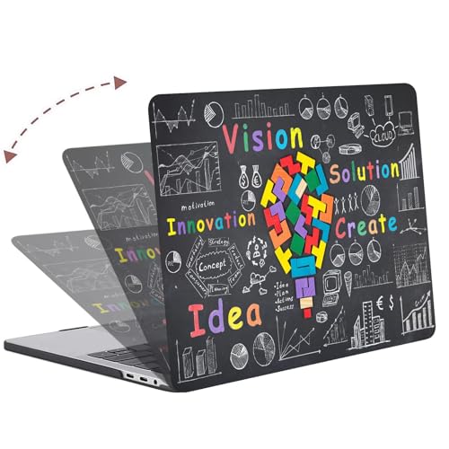 Image of Fancity Compatible With Macbook Pro 13 Inch Case With Touch Bar 2020 2021 2022 Release,M1 A2338 /A2289 /A2251 /A2159 /A1989 /A1706 Hard Shell Case&Keyboard Cover For New Pro 13 2016-2022,Idea,Multi