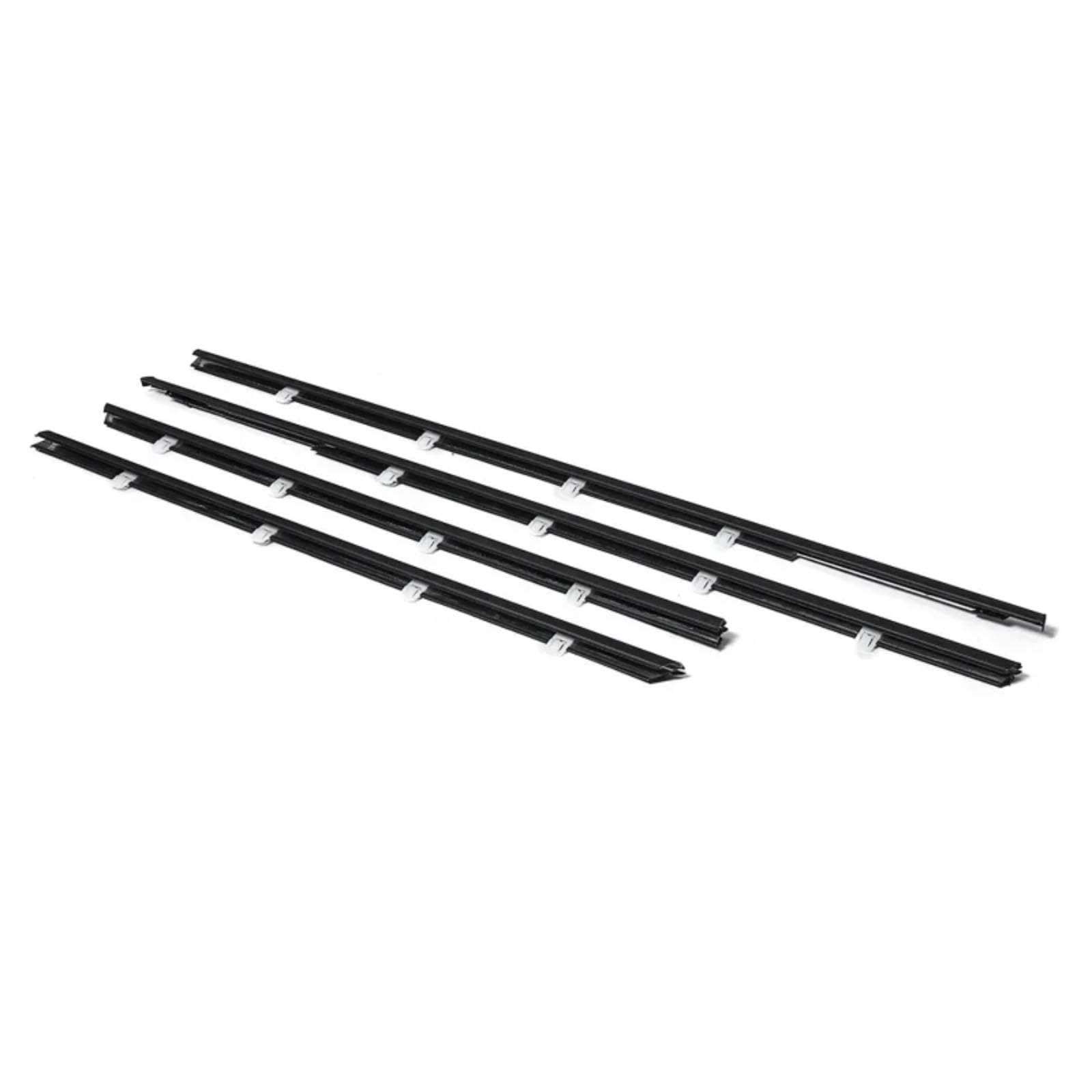 Tudexx One Color Car Weather Stripping For Civic 2012-2015 4Pcs Car Window Weatherstrip Seal Belt Trim Sealing Strips Outer Glass Replacement
