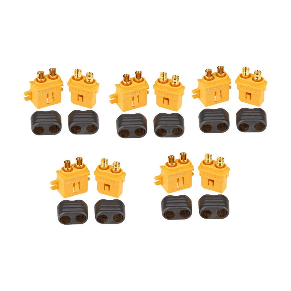 Amazon.com: Amass XT60-L LiPo Locking Connector Set w/Lock