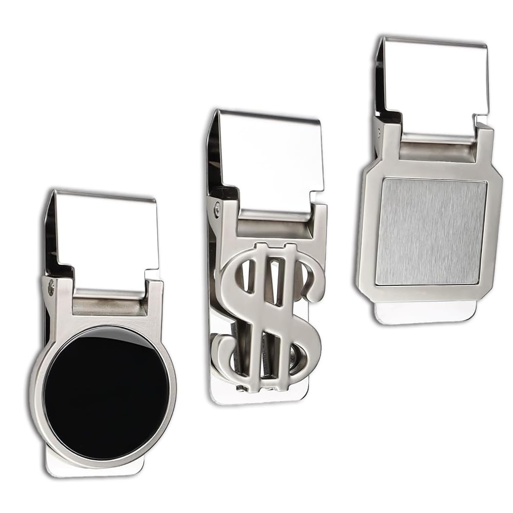 Ferma Soldi Fermasoldi In Acciaio Inossidabile,6 Pezzi Fermasoldi