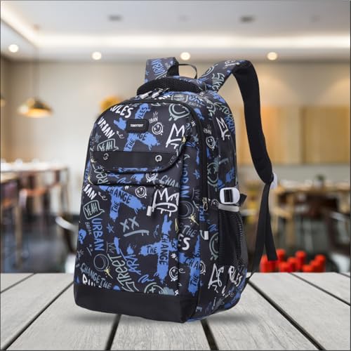 Image of Tinytot 30 Litre Waterproof School Backpack Bags for Women - Large 19 Inch Laptop Bag for Boys &Girls 12+ Years, College Bag for Girls and Boys, Men, Women - Ideal for Office, Travel, School, College