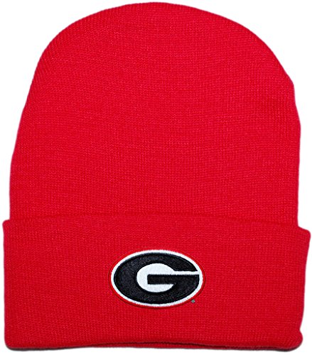 University of Georgia Bulldogs Newborn Knit Cap, Red, One Size