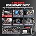 LAUNCH CRP129 HD Heavy Duty Truck Scanner, 2025 Full System Diesel Diagnostic Tool with D.P.F Regen, 7+ Resets, Speed Limit Adjust, Oil Reset for Cummins, Detroit, Isuzu, Volvo Semi Truck