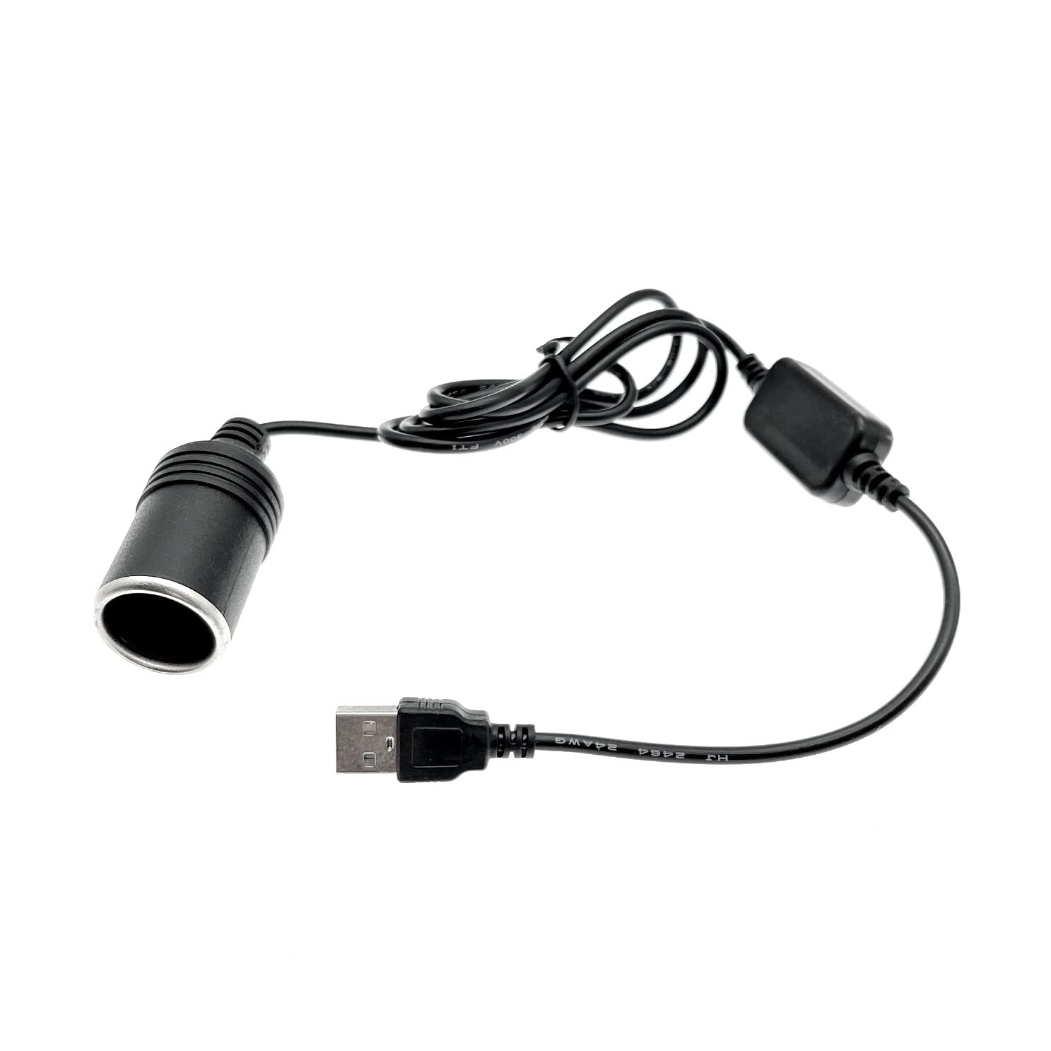 1 pz Adattatore convertitore per accendisigari da porta USB a presa