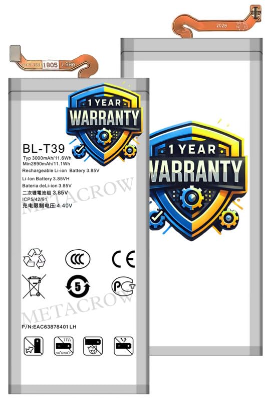 Image of Original BL-T39 Battery Compatible with LG G7 ThinQ - (3000mAh) - 1 Year Warranty BC46