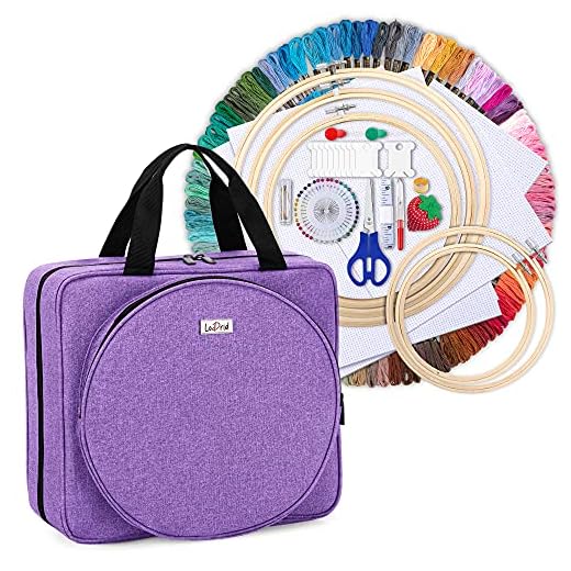 Can you take a sewing needle in your hand luggage Complete Portable Embroidery Kit for Beginners