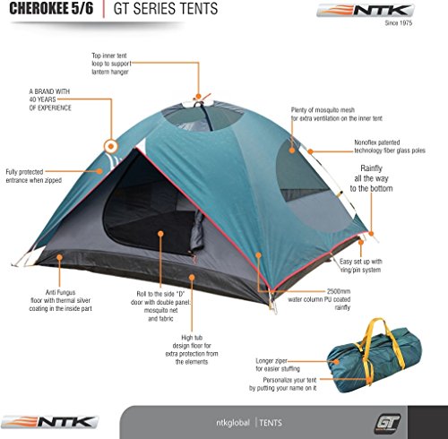NTK Cherokee GT 5 to 6 Person Tent