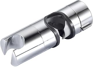 Kaxich Replacement Hand Shower Bracket for Slide Bar 19-25MM Adjustable Rail Shower Head Holder, Chrome Finished