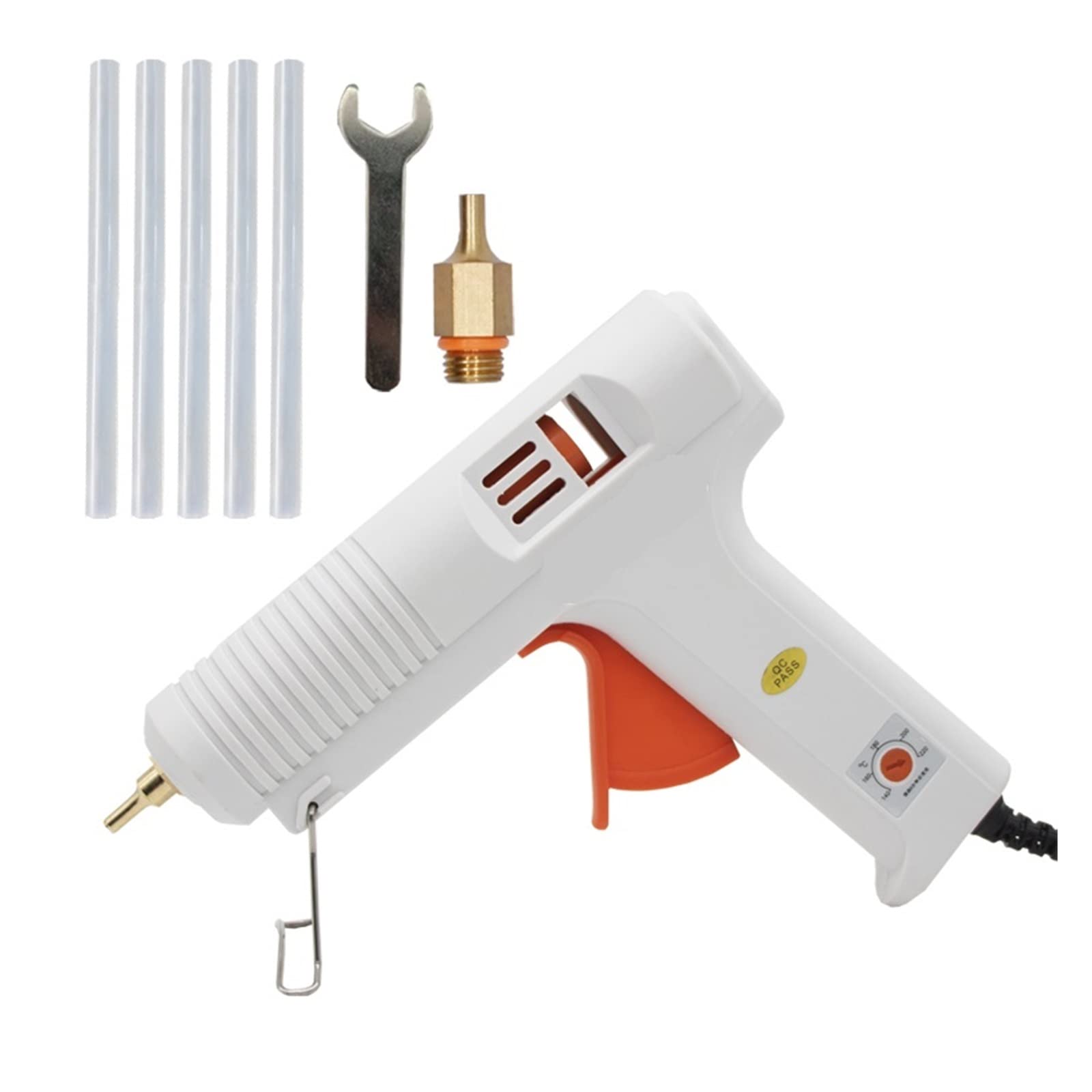 Pistolet Do Klejenia Na Gorąco Długa Dysza O Średnicy 1mm 1.3mm Mała Przysłona Przemysłowy Kleju DIY Narzędzia Naprawy Rękodzieła Szybkie Niezawodne Klejenie(Glue gun 2x32mm)