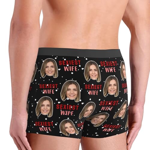 Custom Boxers For Men with Face Personalized Funny Underwear with Photo Gifts for Husband Boyfriend Father4