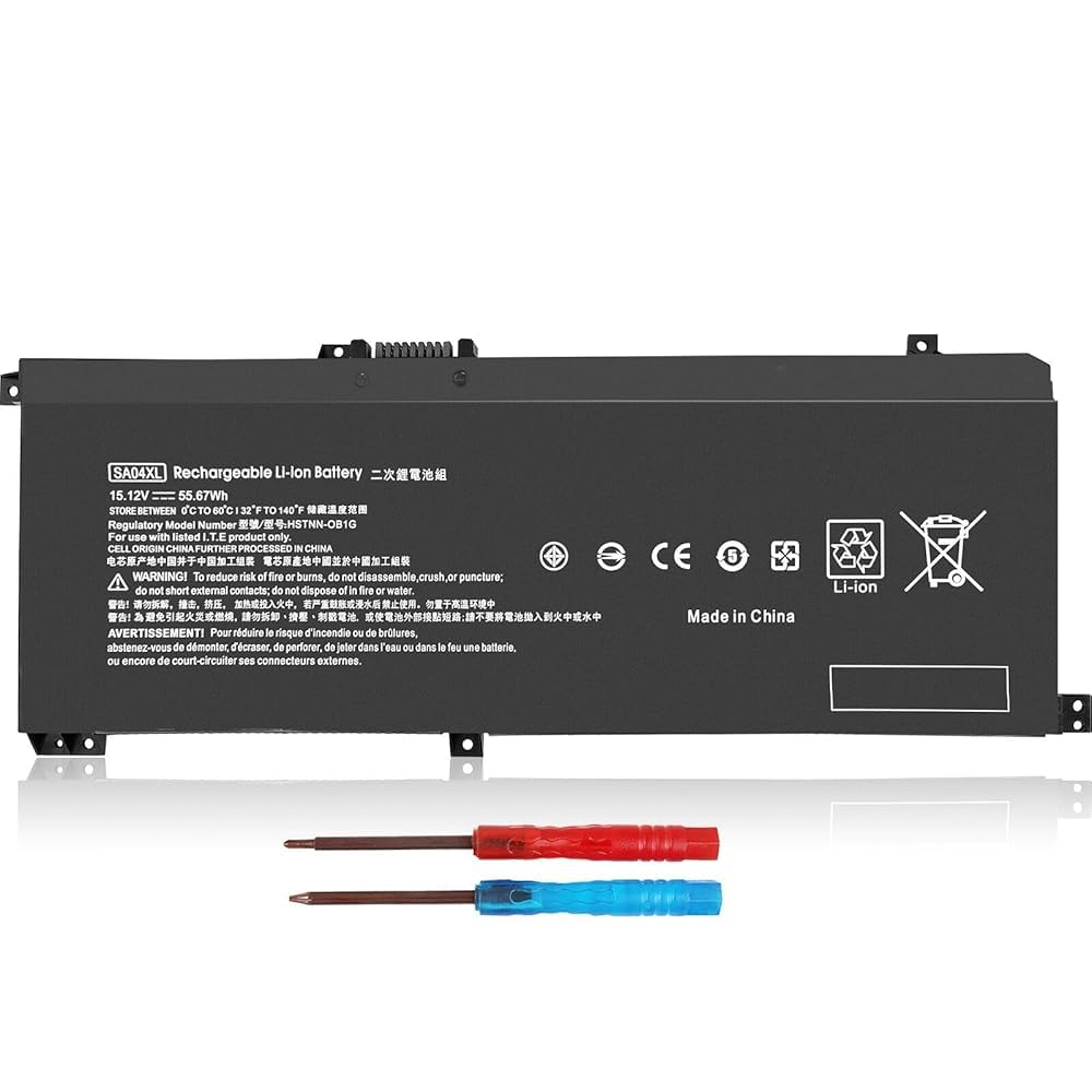 Amazon.com: 55.67Wh SA04XL L43267-005 Laptop Battery for HP Envy