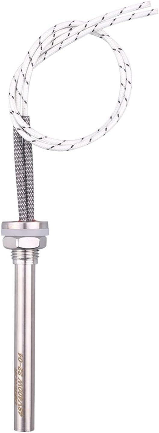 fengpeng 12V Cartridge Heater DC Water M14 Thread Heating Rod SUS304 Electric Tubular Element 50W/100W(12V 100W)