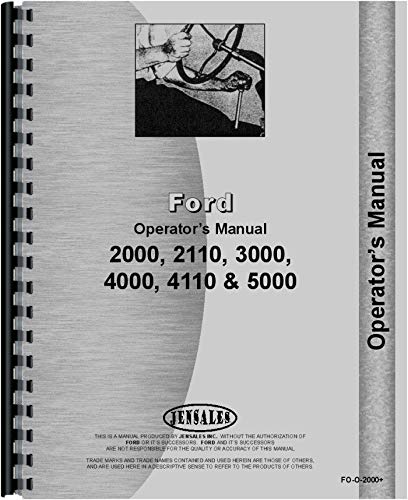 Ford 2300 Tractor Operators Manual (1965-1967)      Unknown Binding