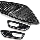 ford focus chroma blue Ford Focus ST - Line Black & Red Edition Frontstoßstangengitter und Nebelscheinwerfer. Glänzende schwarze Wabe. Ein tolles Upgrade für niedrigere Spezifikationsmodelle, um Ihren Fokus wie die ST LINE X aussehen zu lassen. Kann auch als Crash-Reparaturteile für ST Line verwendet werden