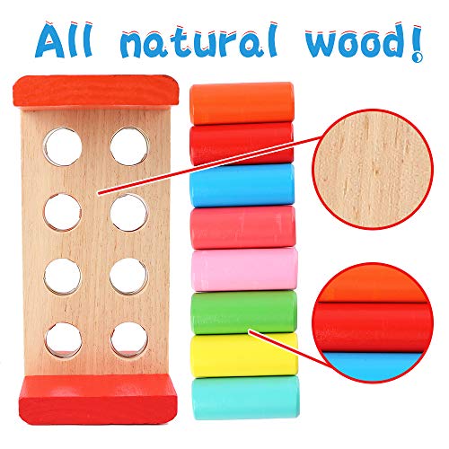 Joyshare Pounding Bench Wooden Toy With Mallet Hammering Block Punch And Drop Instruments #TOP3