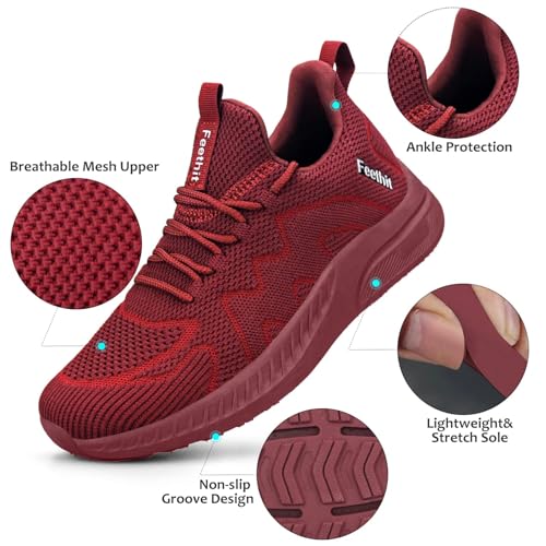 Image of Feethit Womens Running Shoes Lightweight Walking Tennis Shoes Non Slip Comfortable Fashion Sneakers