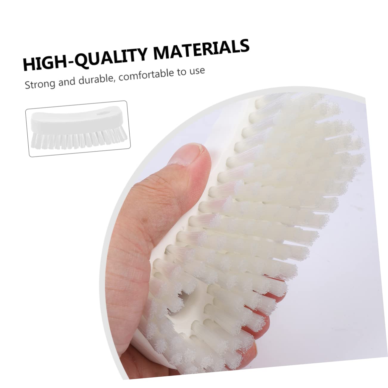 Healvian 3pezzi Spazzola Per Unghie Morbido Di Spazzole Per Pulizia Unghie e Piedi Per Ufficio e Bagno Manici Ergonomici Per Comfort Ottimale