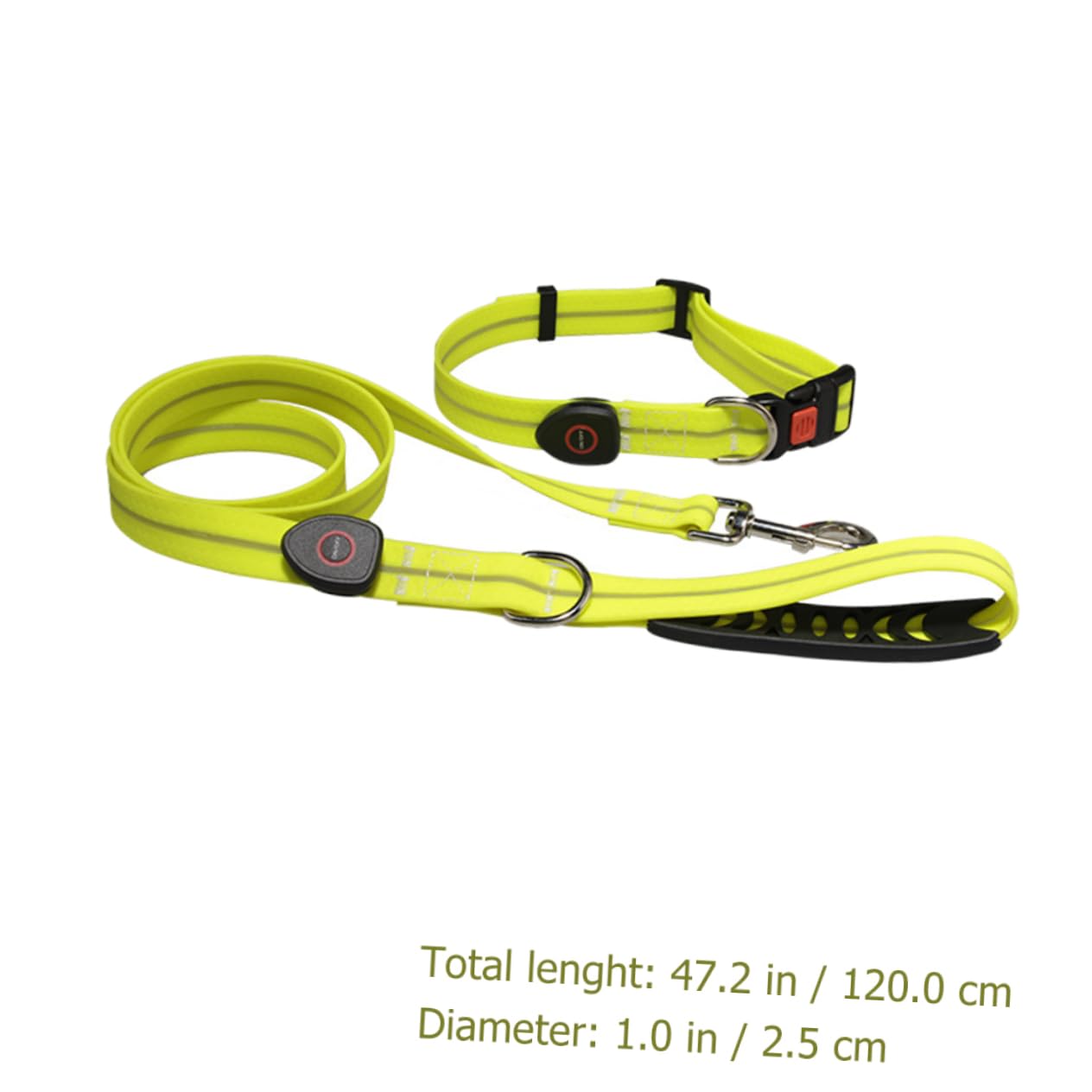 BESPORTBLE Laisse De Dressage pour Chien avec Corde De Traction Transport pour Animaux De Compagnie Corde Lumineuse Ceinture Extérieur