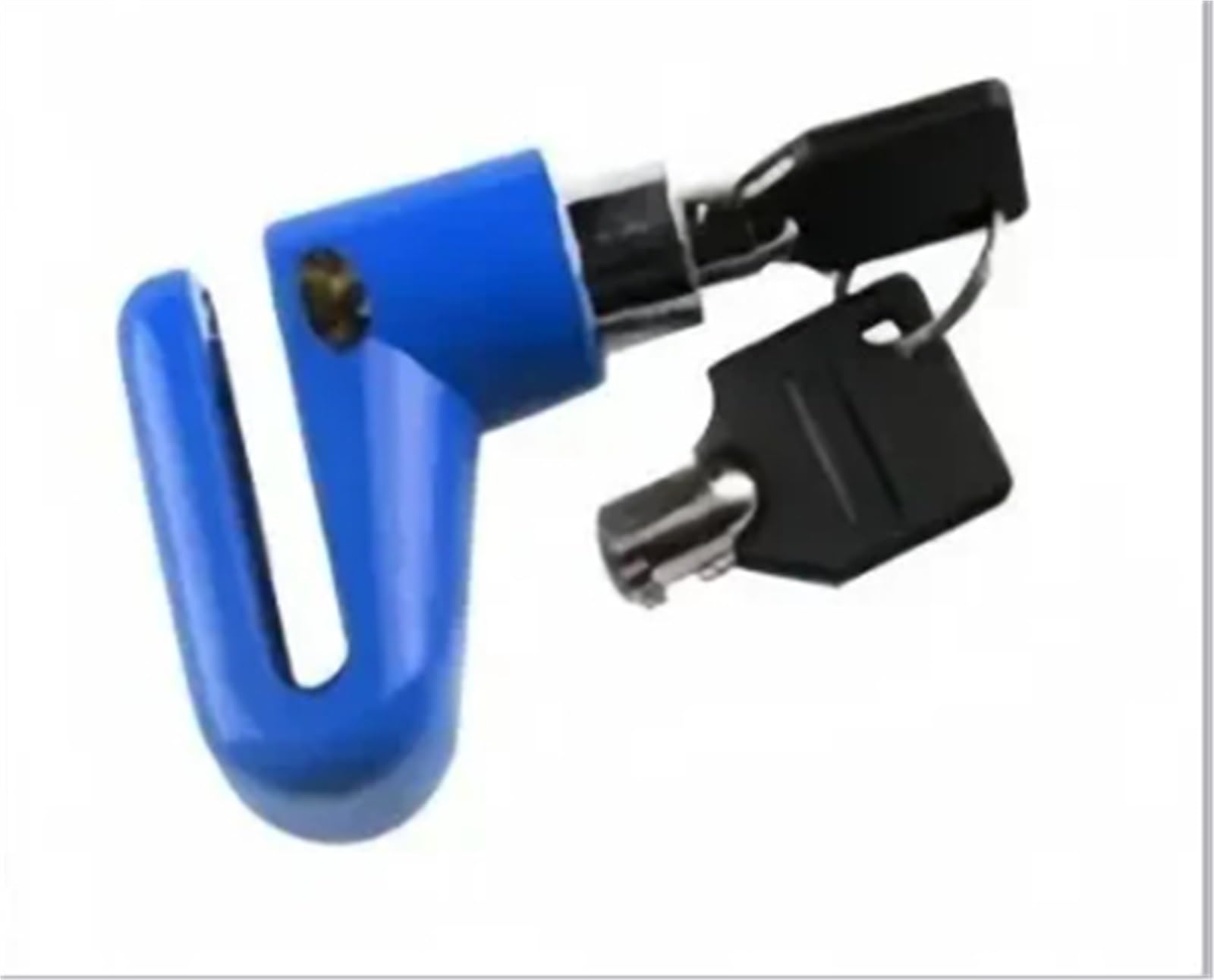 Poayuewr Metal Blue Handlebar Lock,Brake Throttle Lock Lock Motorcycle Brake Disc Electric Stacked Anti-Theft Anti-Theft