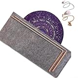 Yhenlovtt 99,9% Kupfer Wünschelruten-Kit mit Teleskopsonden und Pendel zur Wassersuche, Mineraldetektion, Suche nach verlorenen Gegenständen – inklusive Bodenmatte und Tragetasche