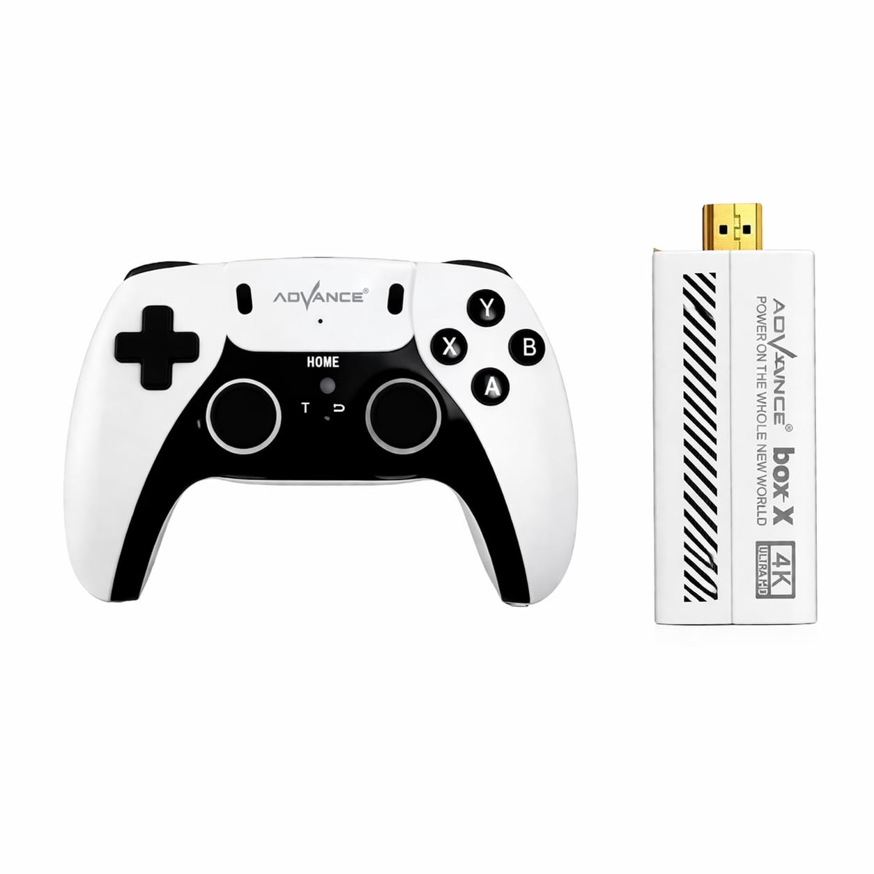 Monex Garment 4K Retro Video Game Console for TV with Wireless Controllers, 20000+ Built-in Games, HDMI Plug & Play Gaming Stick, Classic Arcade Gaming System for Kids & Adults