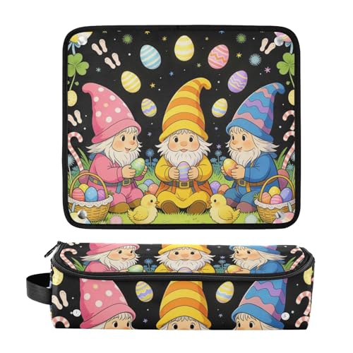Bolsa de viaje para herramientas de cabello y tapete resistente al calor de doble capa para planchas, rizadoras y alisadoras de cabello miniatura 3